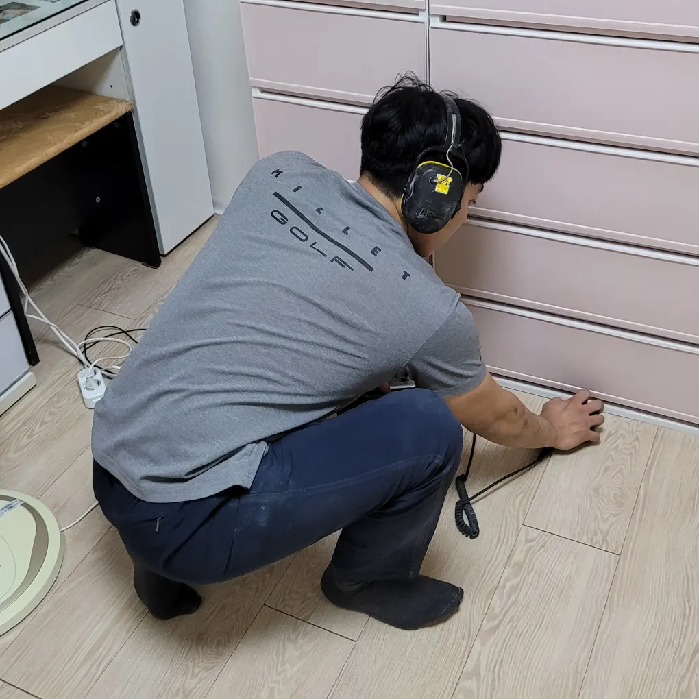 영등포구 당산동 영등포동 현장 난방배관 청음식 탐지 장면 3